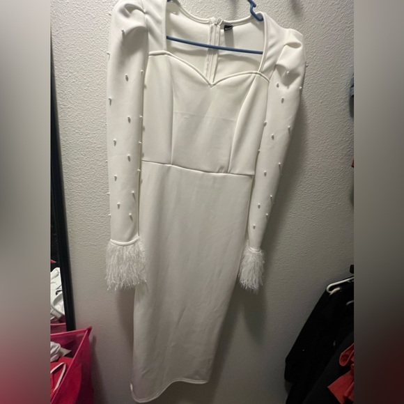White women midi dress - Picture 2 of 6